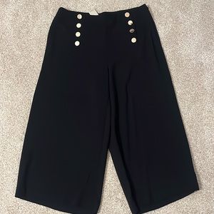 Loft cropped wide leg sailor pant.  Petite 8. New!